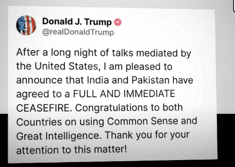 India-Pakistan Ceasefire Broken: Hyderabad Airbase Attacked, Trump Reacts